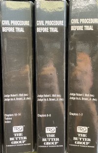 Civil Procedure Before Trial 3 Volume 2025 The Rutter Group (California Law School Edition) 2025 Paperback Set